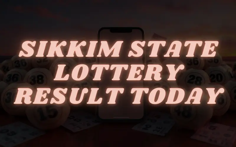 sikkim state lottery result today